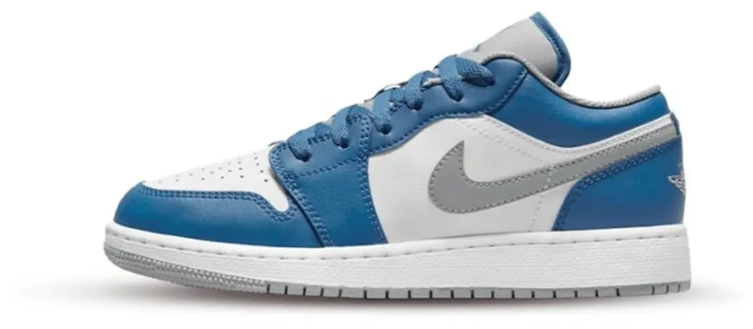 Air Jordan 1 Low True Blue Cement (GS)