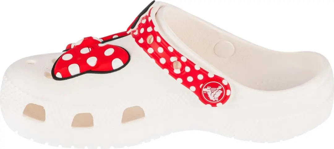 Crocs Classic Minnie Mouse Clog Kids - Muispatroon - Wit/Rood - Maat 30-31