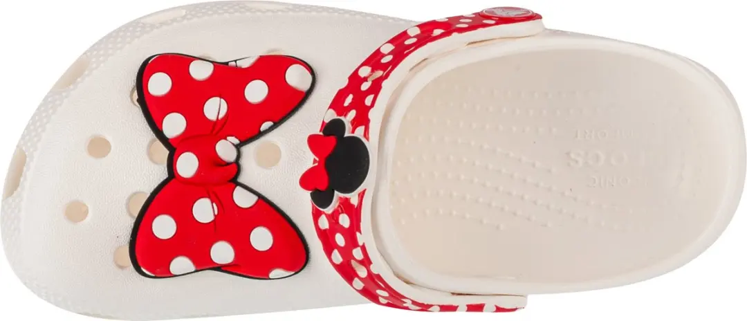Crocs Classic Minnie Mouse Clog Kids - Muispatroon - Wit/Rood - Maat 30-31