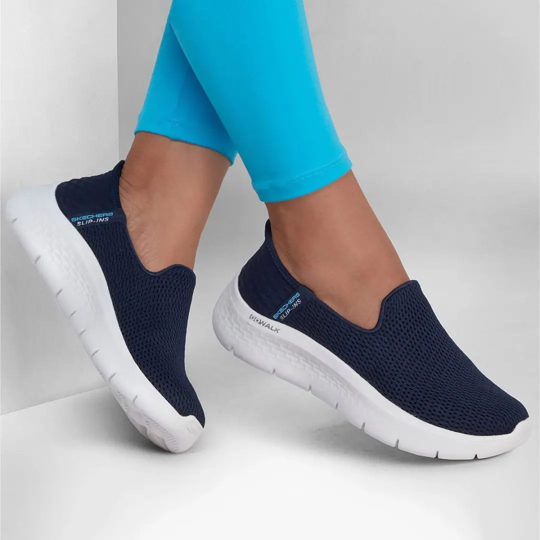 Skechers Go Walk Flex-Relish Slip-Ins Sneakers - Dames 38 - Navy