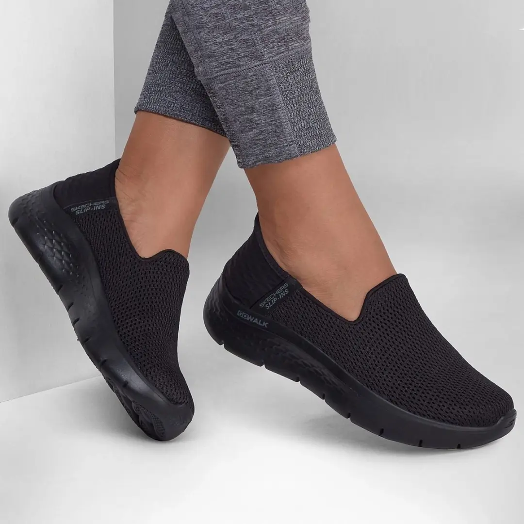Skechers Go Walk Flex-Relish Slip-Ins Sneakers Dames 124963-BBK - 40