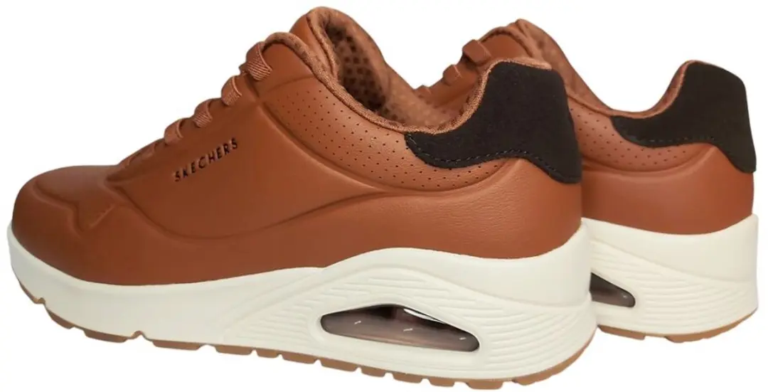 Skechers Uno Tailored Air Heren Sneaker - Cognac - afbeelding 6 van 6