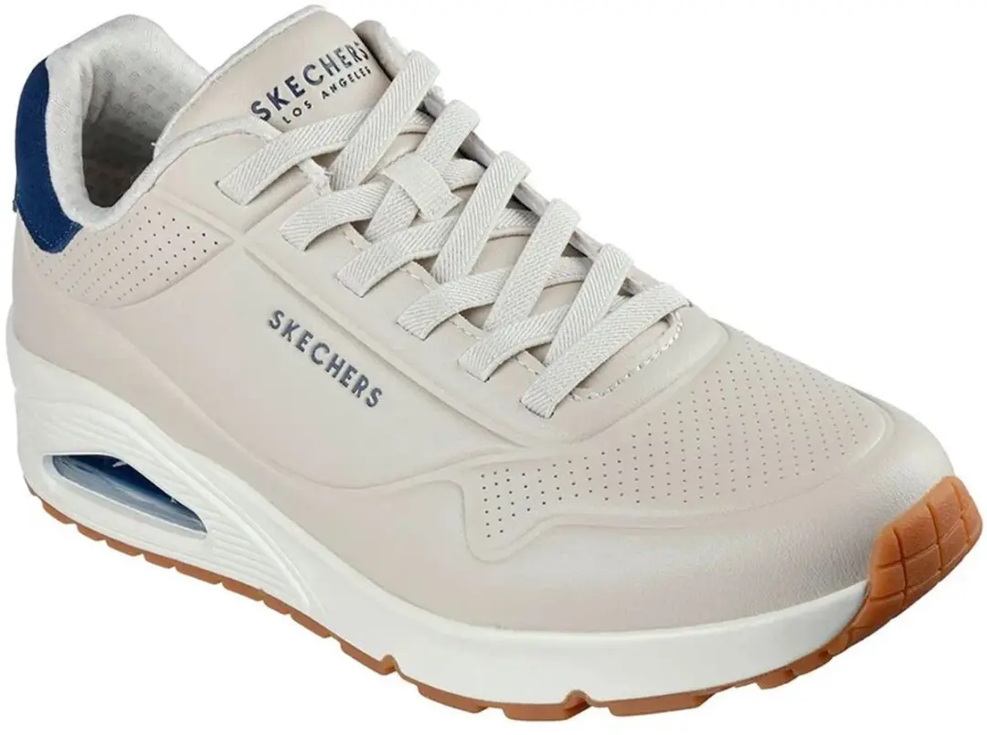 Skechers Sneaker 183007 NTBL UNO Tailored Natural Blauw