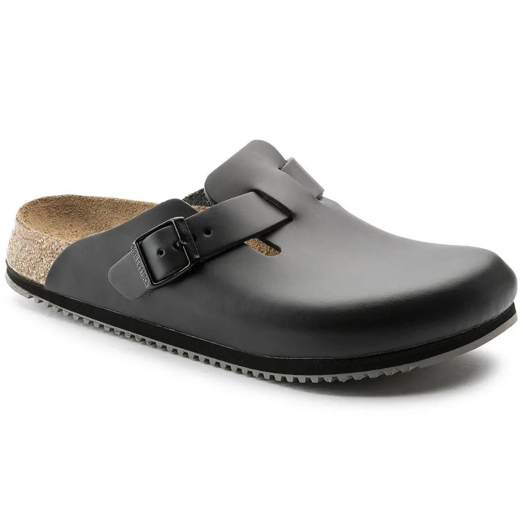 Birkenstock Boston Clogs - Maat 43 - Zwart
