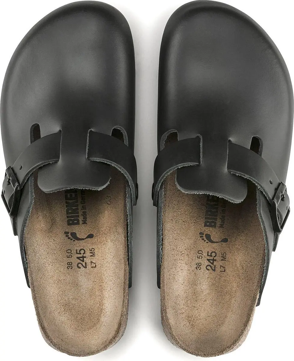 Birkenstock Boston Clogs - Maat 43 - Zwart