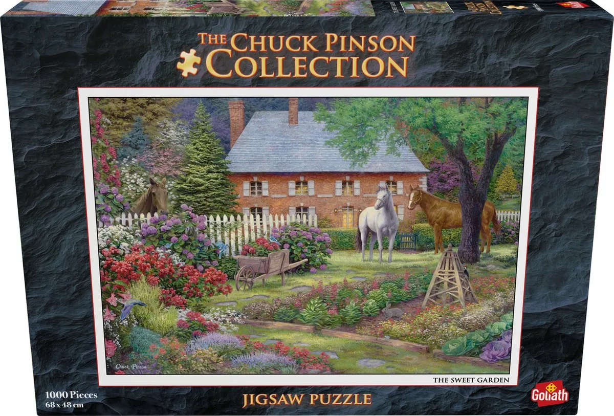 Goliath Chuck Pinson The Sweet Garden Puzzel 1000 Stuks - Multicolor