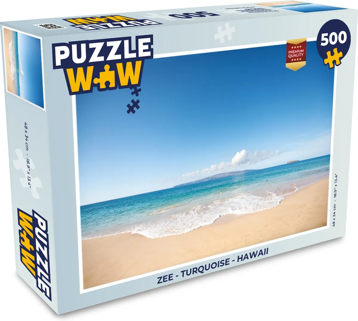 PuzzleWow Hawaii Legpuzzel 500 Stuks - Multicolor