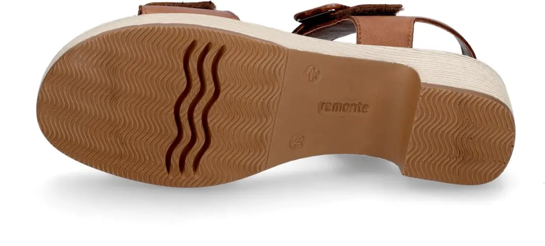 Remonte D0N52-24 Dames Sandalen - Cognac - 42 - afbeelding 6 van 6