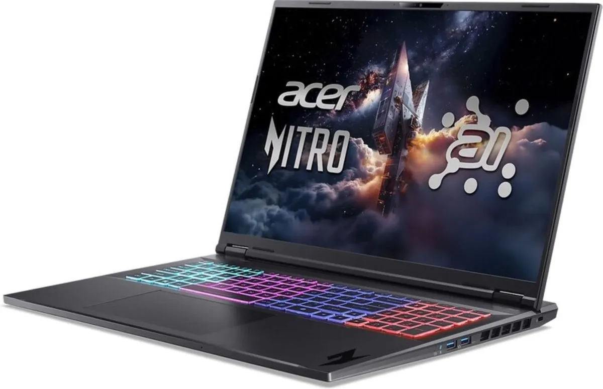 Acer Nitro 18 AI AN18-61-R1WP Gaming Laptop - 18" 165Hz RTX 5070Ti
