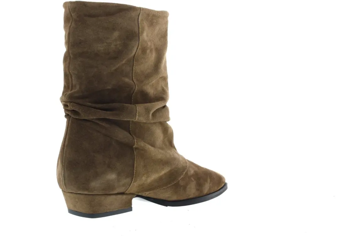 VIA VAI Vive Joan Enkellaarsjes - Beige - Suede - Maat 40 - afbeelding 6 van 6