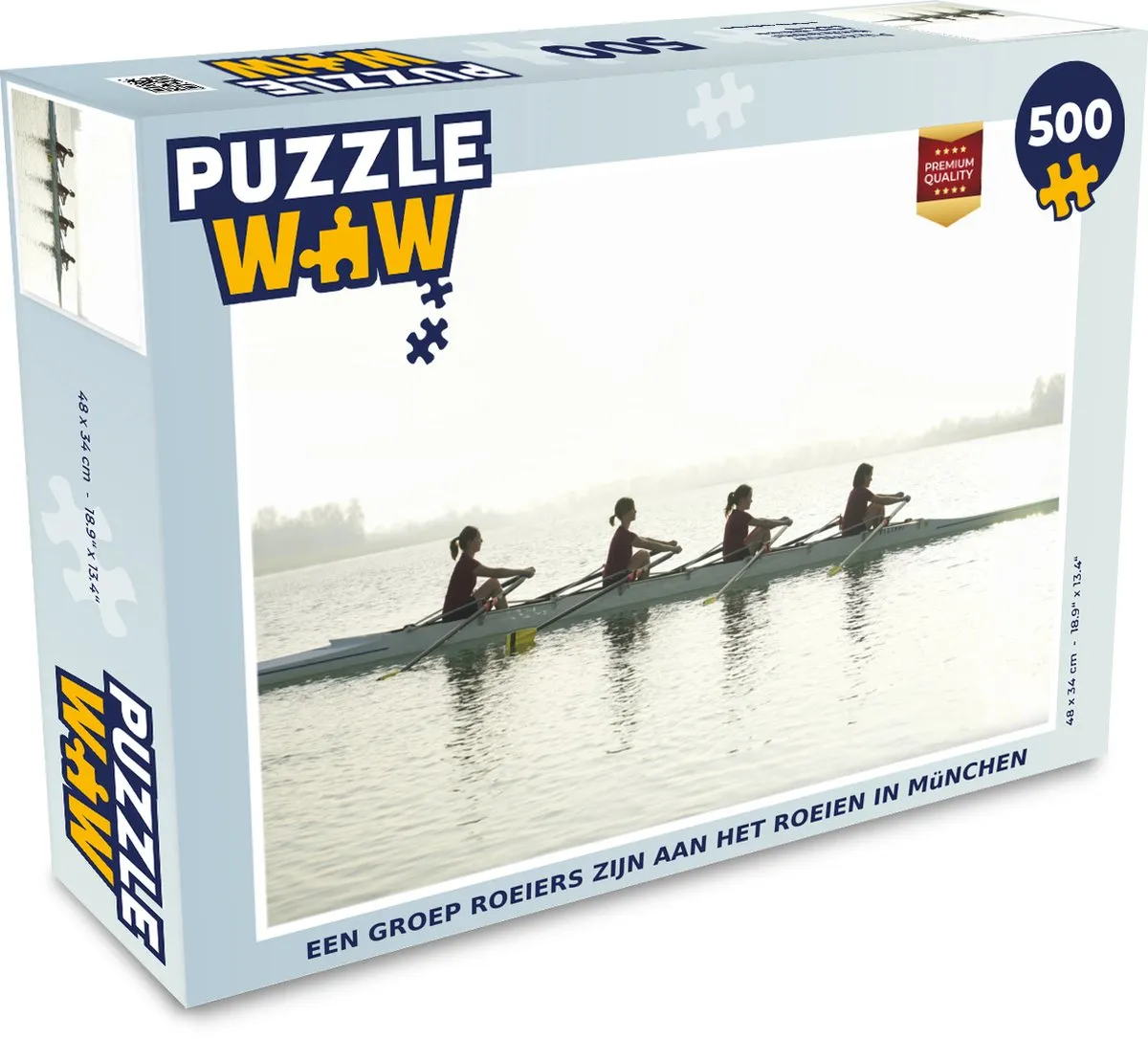 PuzzleWow Legpuzzel München 500 Stuks - Multicolor