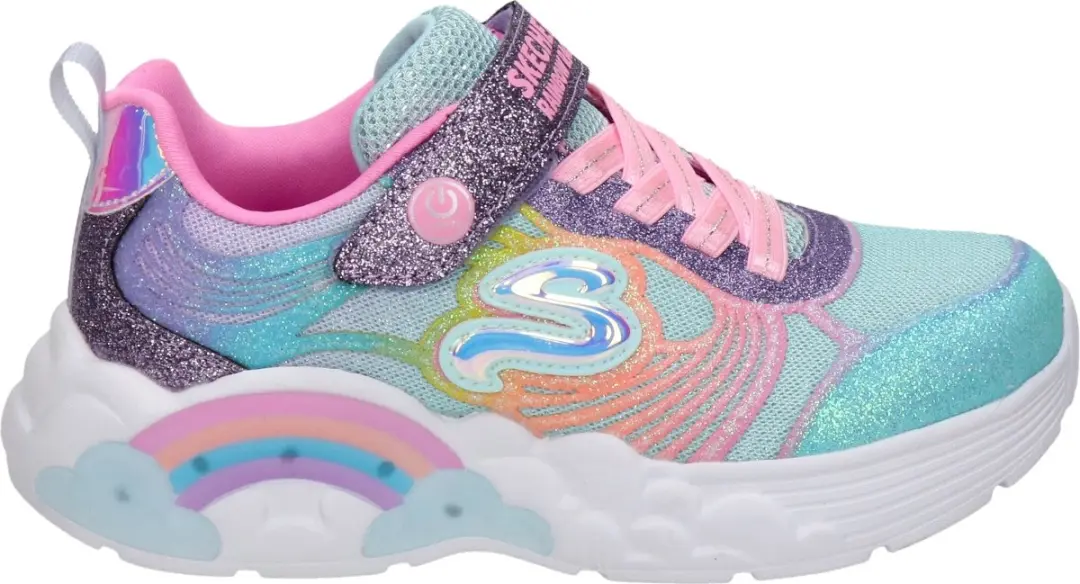 Skechers Rainbow Racer-Nova Blitz Meisjes Sneakers