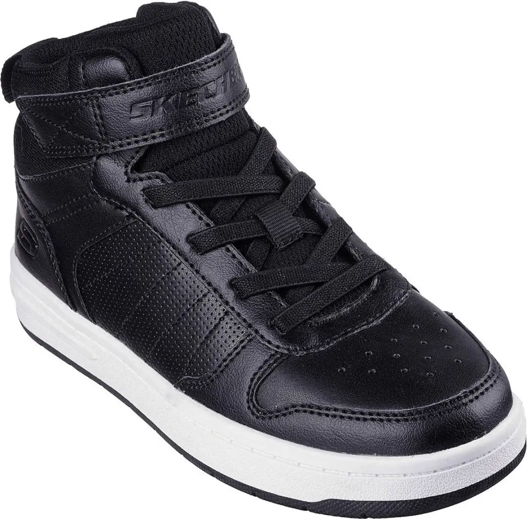 Skechers Smooth Street Sneakers Jongens - 29 - Zwart - afbeelding 3 van 6