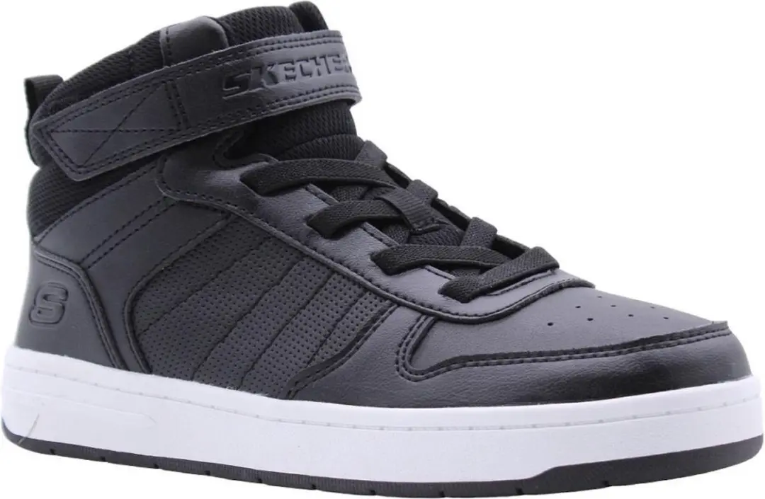 Skechers Smooth Street Sneakers Jongens - 29 - Zwart - afbeelding 2 van 6