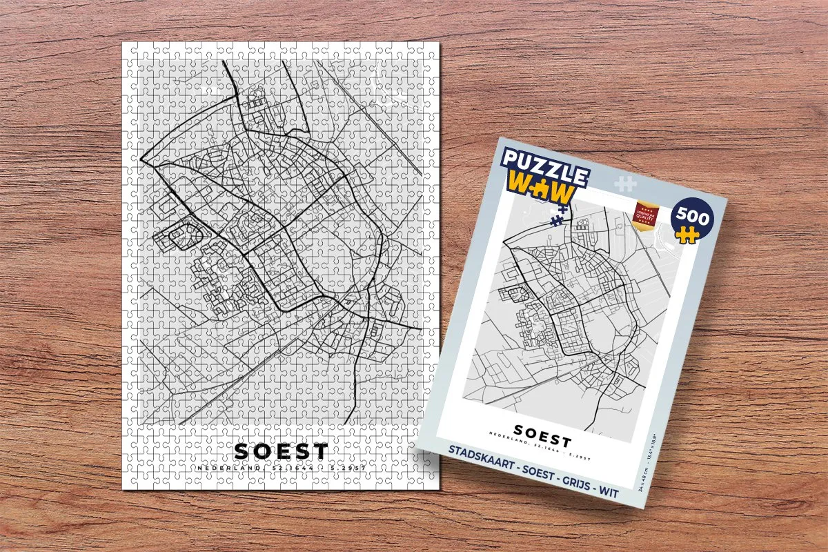 PuzzleWow Soest Legpuzzel 500 Stuks - Multicolor