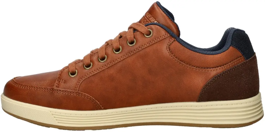Skechers Cavell Heren Sneaker - Bruin - Maat 47,5 - afbeelding 4 van 6