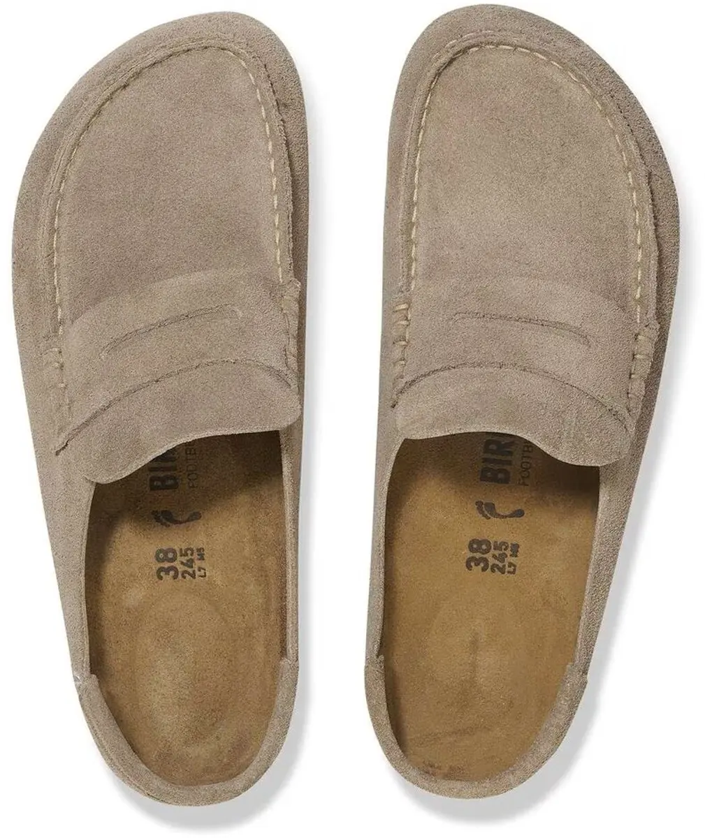 Birkenstock Naples Wrapped Dames Loafer - Taupe Maat 41