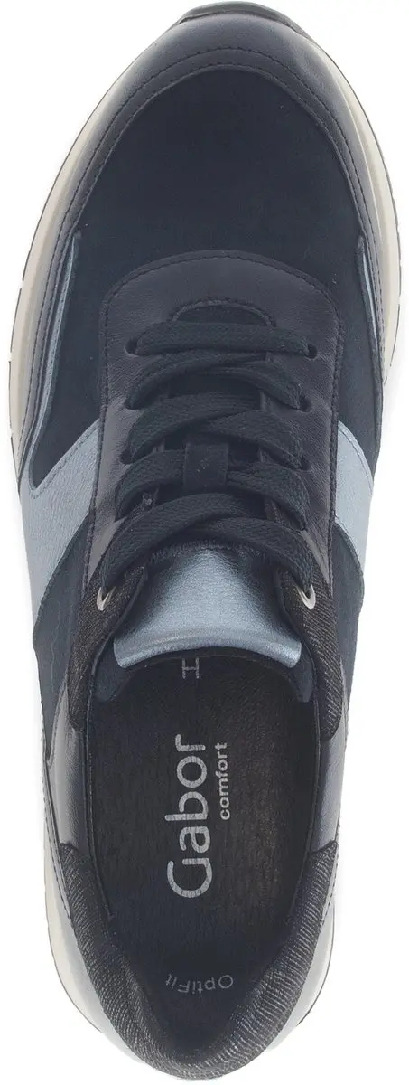 Gabor 108236 Sneakers - Blauw Suede - afbeelding 4 van 6