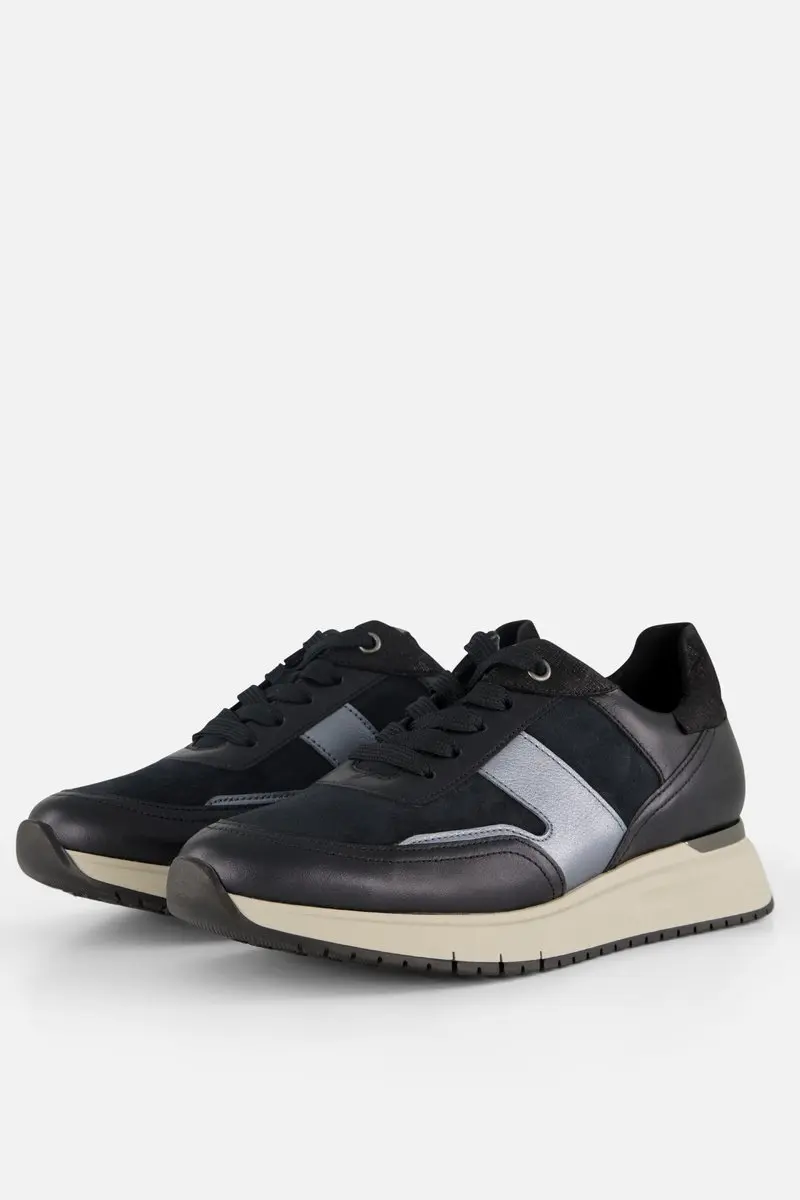 Gabor Sneakers blauw Suede