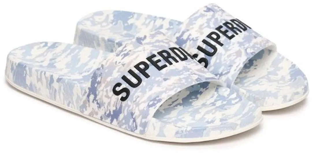 Superdry Camo Print Badslippers Heren
