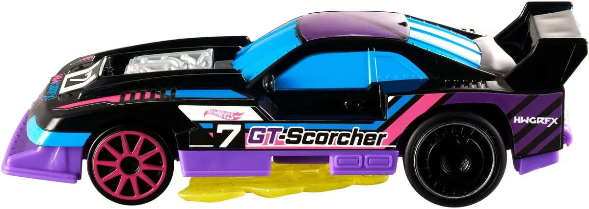 Hot Wheels Let's Race Netflix Actieauto JJX15 - Verschillende kleuren