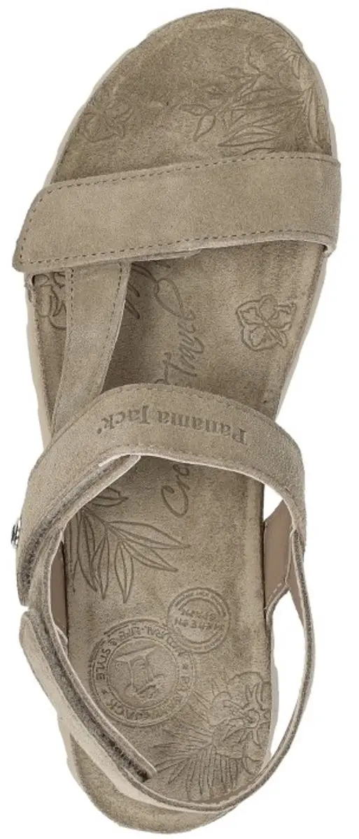 Panama Jack Selma Sandalen taupe Suede - Maat 40 - afbeelding 4 van 6