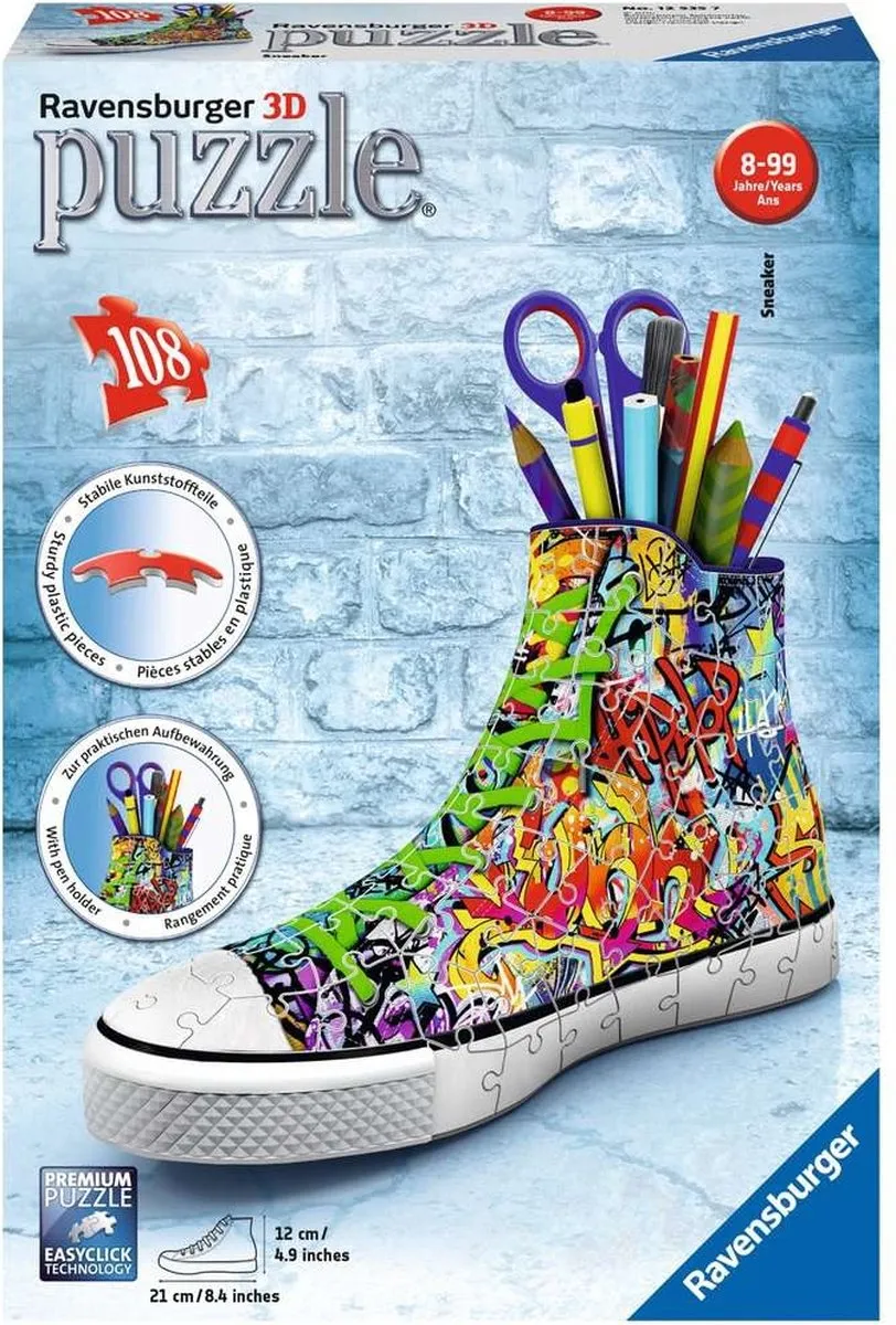 Ravensburger Sneaker Grafitti 3D Puzzel 108 Stuks