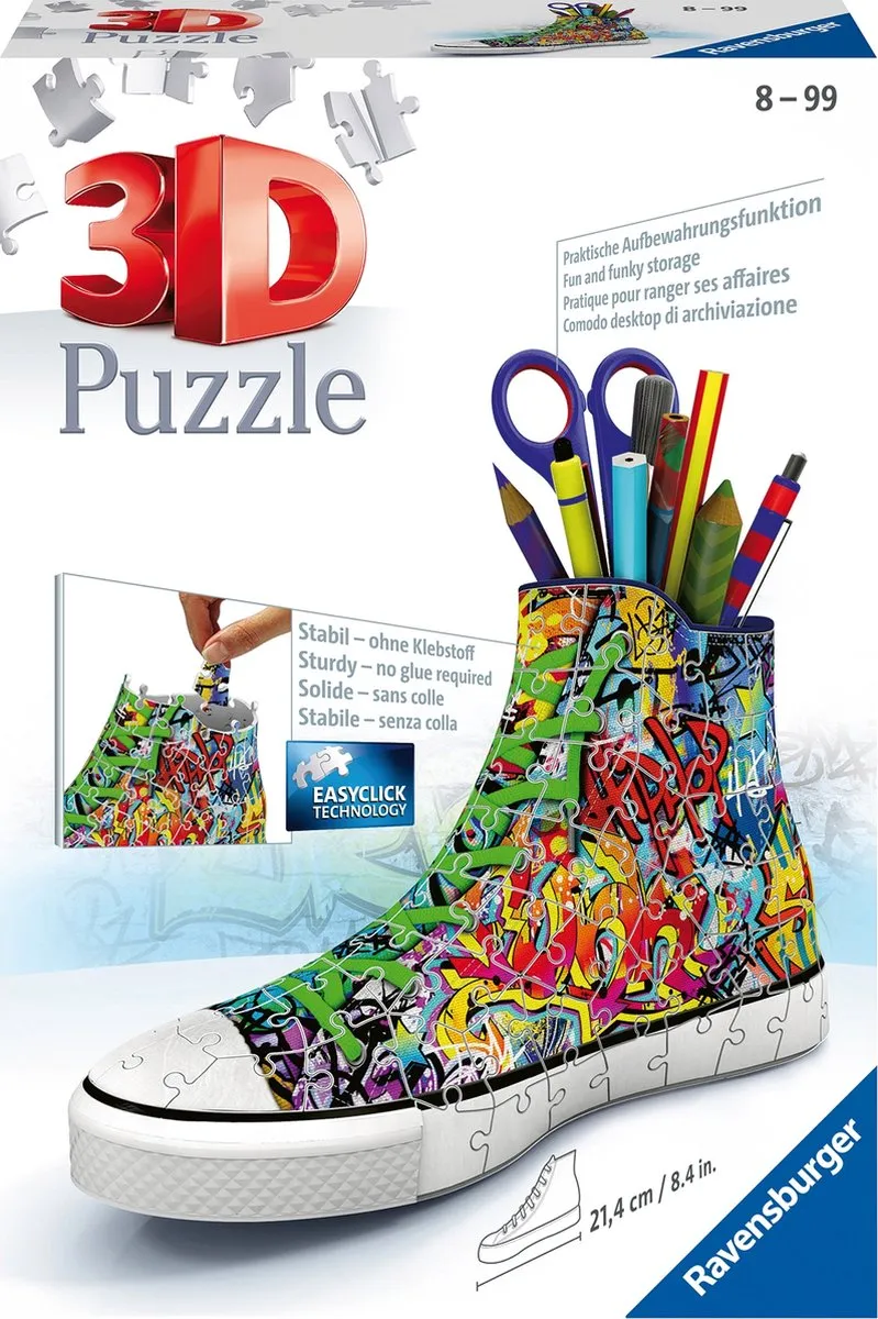 Ravensburger Sneaker Grafitti 3D Puzzel 108 Stuks