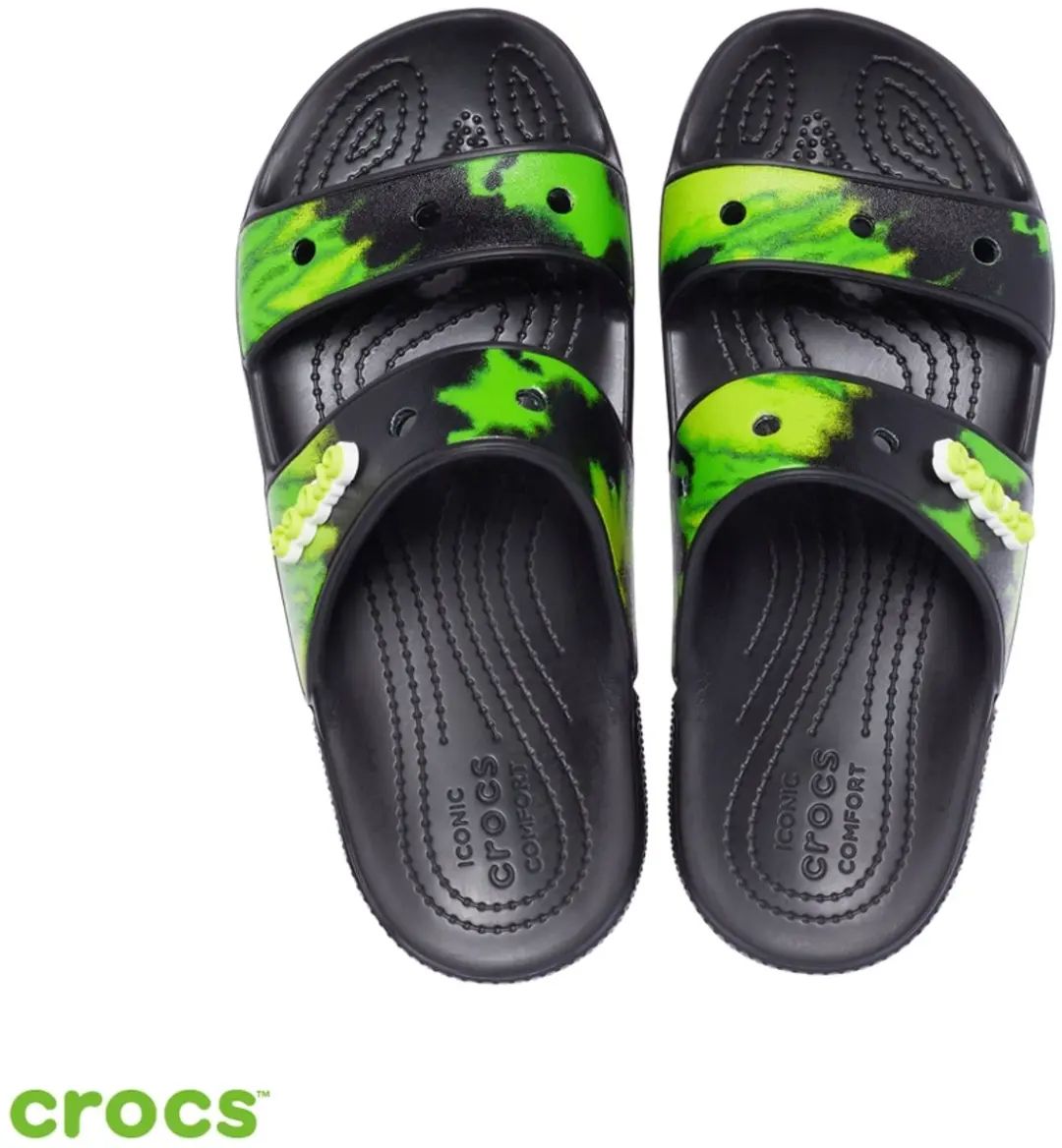 Crocs Classic TieDye Graphic Zwart Maat 41/42 US M8/W10