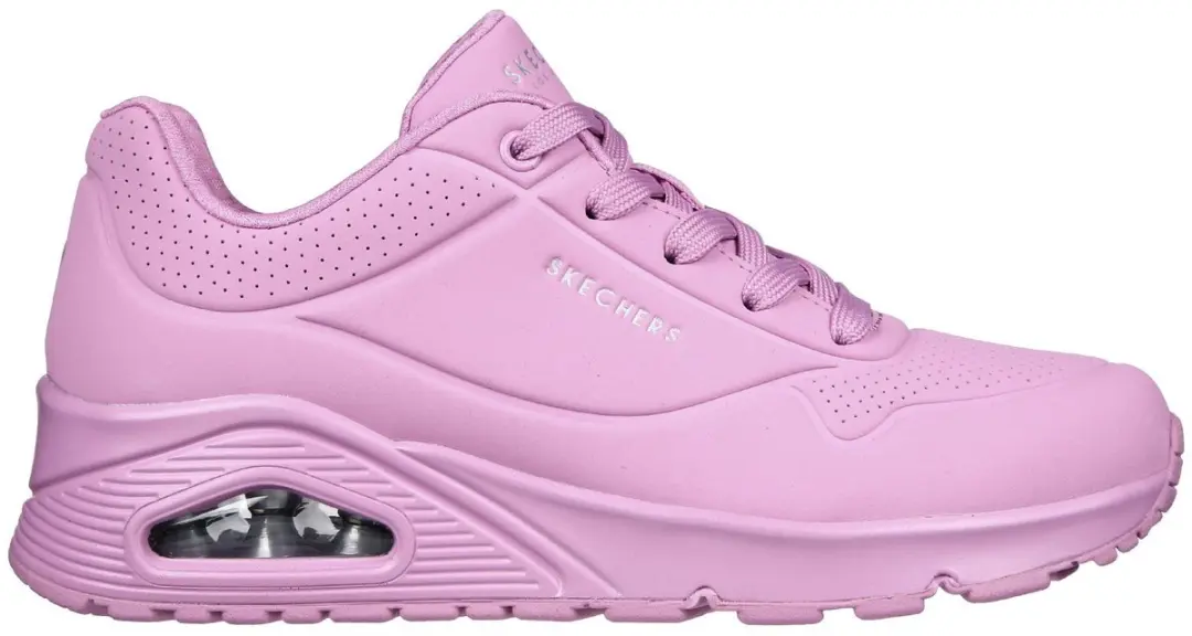 Skechers Uno Stand on Air roze sportschoenen