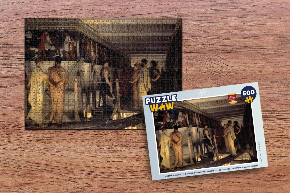 PuzzleWow Lawrence Alma Tadema Legpuzzel 500 Stuks - Multicolor
