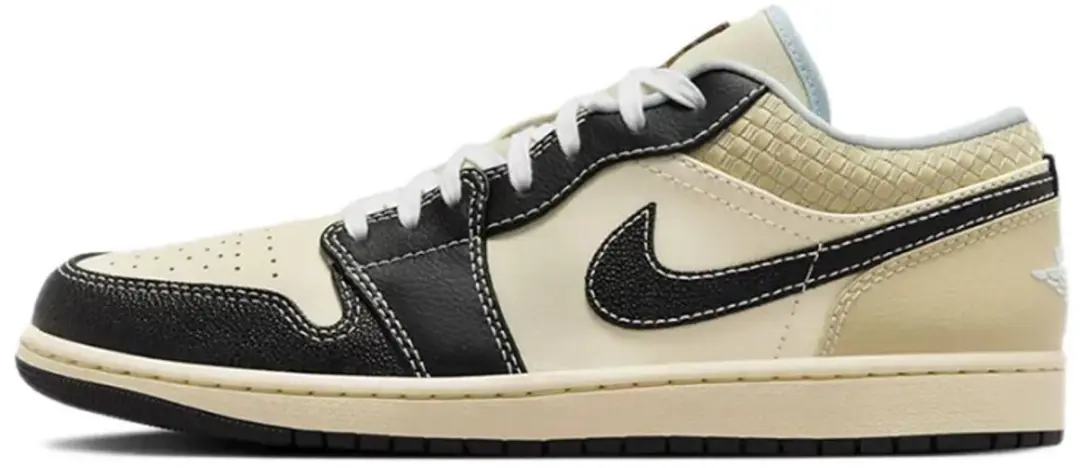 Jordan 1 Low SE Coconut Milk Black Muslin