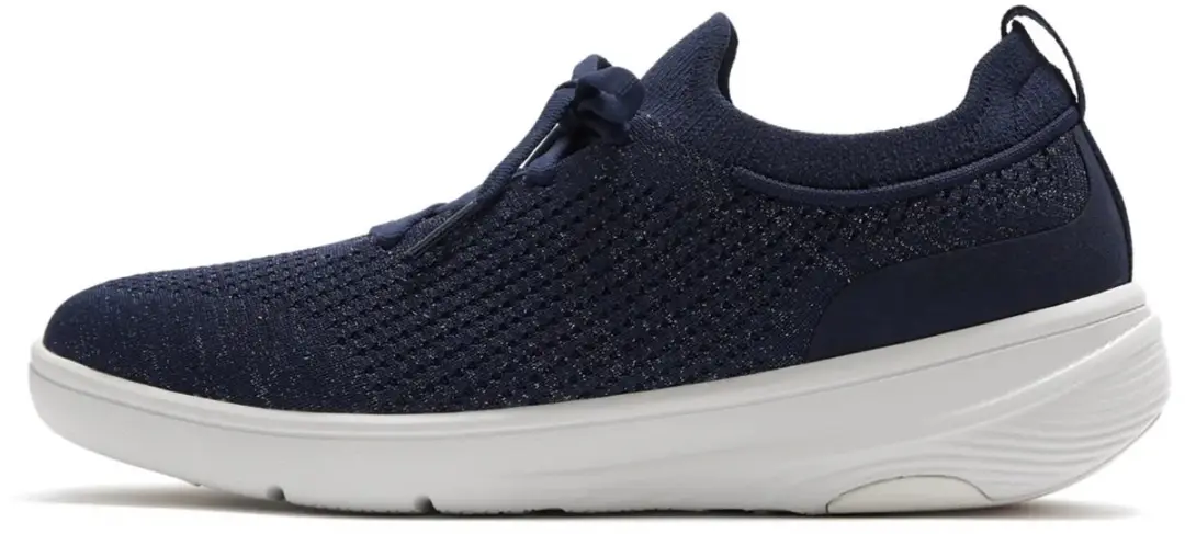 FitFlop FitFlop Super-Q Knit Slip-On Laced Sneakers BLAUW
