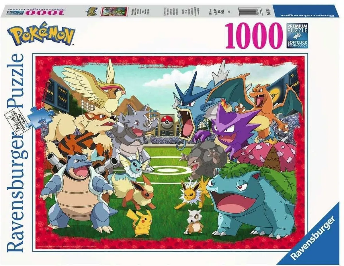 Ravensburger Pokémon 1000 Stuks Legpuzzel - Multicolor
