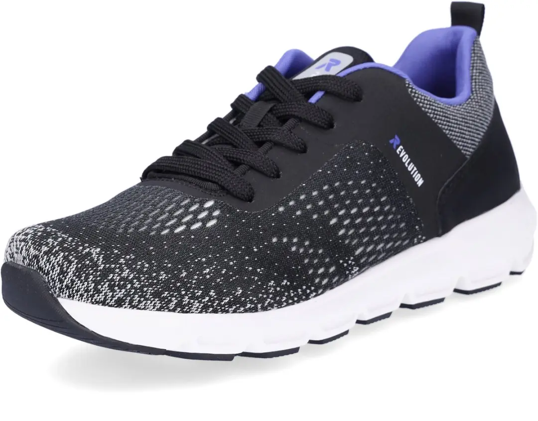 Rieker Evolution Mesh Sneaker zwart