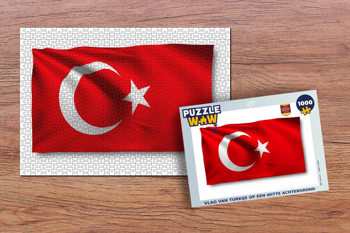 PuzzleWow Turkije Legpuzzel 1000 Stuks - Multicolor