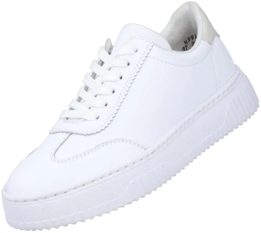 Rieker dames leren lage schoenen wit