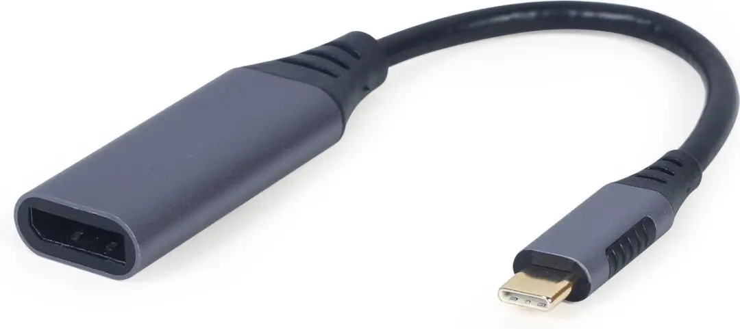 Cablexpert USB Type-C to DisplayPort male adapter, space grey