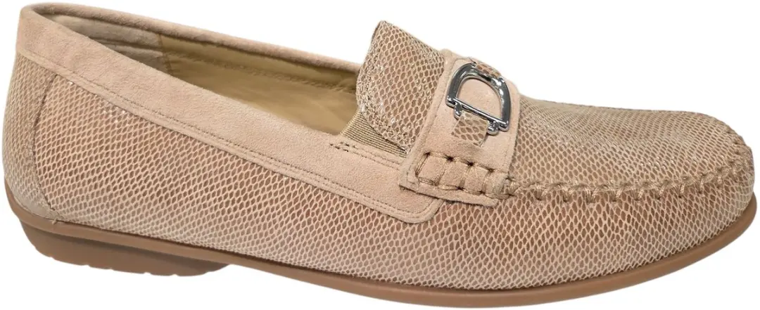 Sioux 66978 723 H Instappers Beige Leer Dames