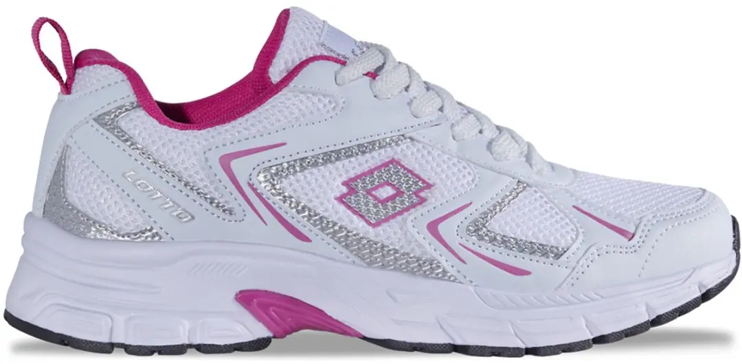 Lotto KITAURA Dames sneaker lage schoenen 2400010U 1040 wit/rotze