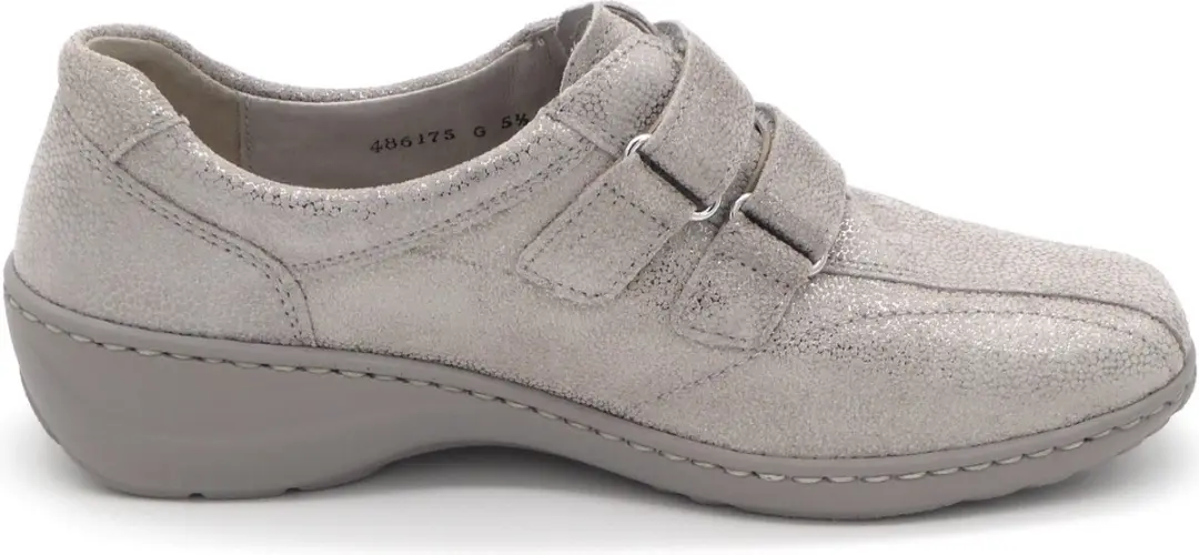 Wäldlaufer Dames Klittenbandschoen 607302 Lichtgrijs - Wijdte K - afbeelding 4 van 4
