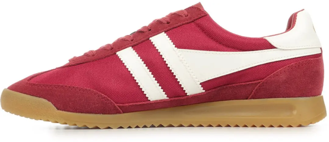Gola Tornado CMB623 Trainers - Diep rood/Off wit - afbeelding 3 van 6