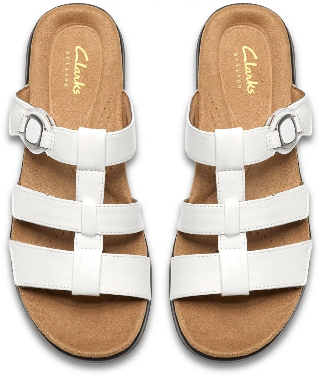 Clarks Kitly Pearl Leren Schoenen - Wit - 38 - afbeelding 4 van 6