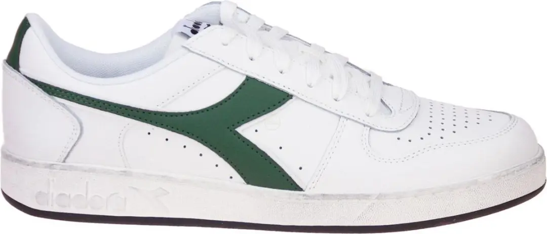 Diadora Magic Basket Low Icona Wit-Groen