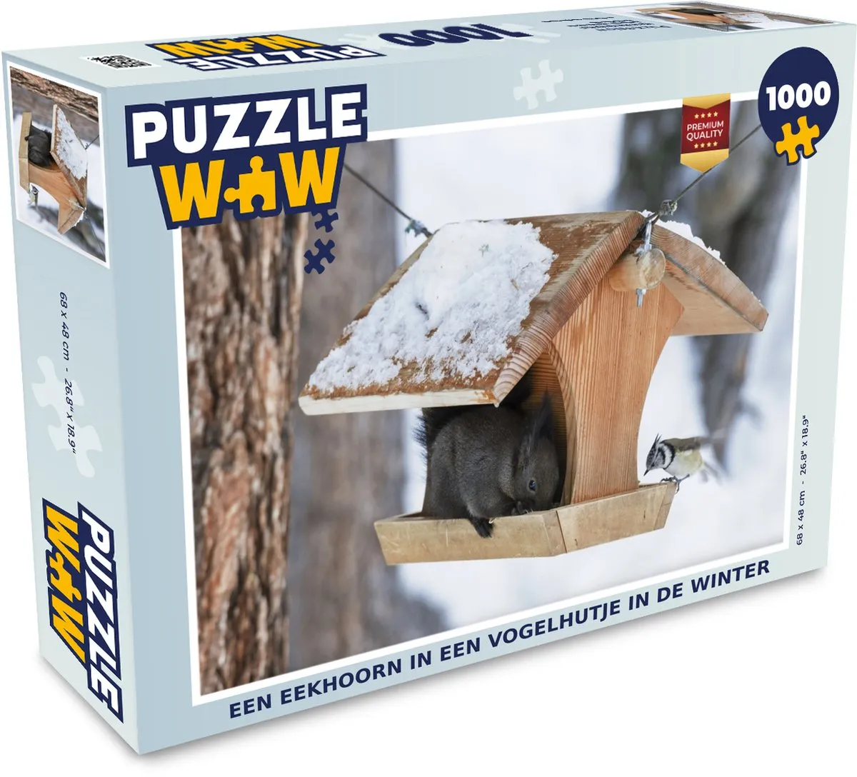 PuzzleWow Vogelhuisje Puzzel 1000 Stuks - Multicolor