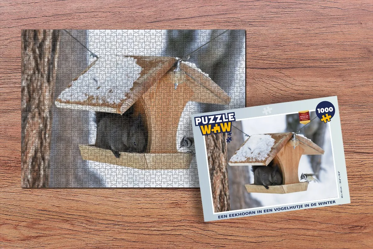 PuzzleWow Vogelhuisje Puzzel 1000 Stuks - Multicolor