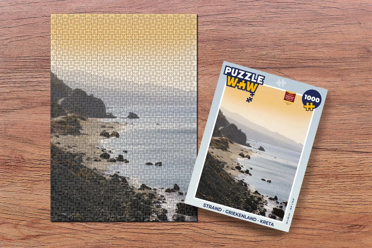 PuzzleWow Legpuzzel Kreta 1000 Stuks - Multicolor