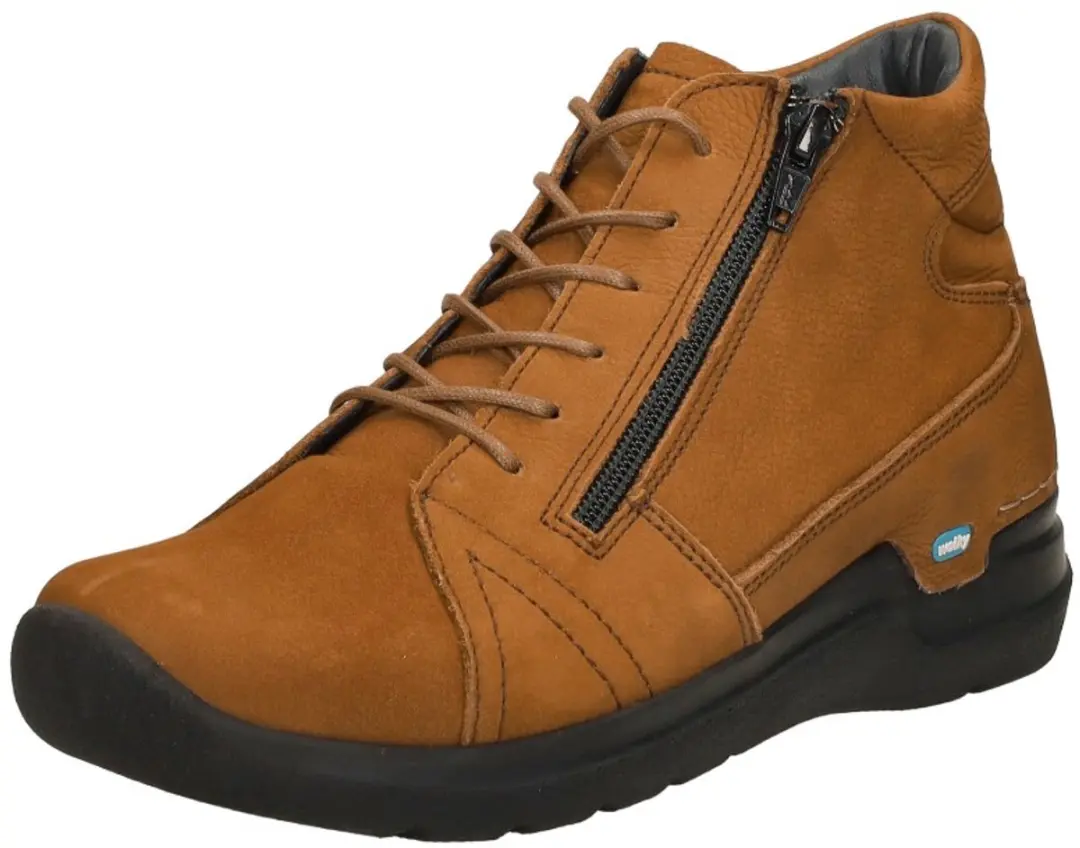 Wolky Why Veterschoenen Hoog - Cognac Maat 40 - afbeelding 4 van 6