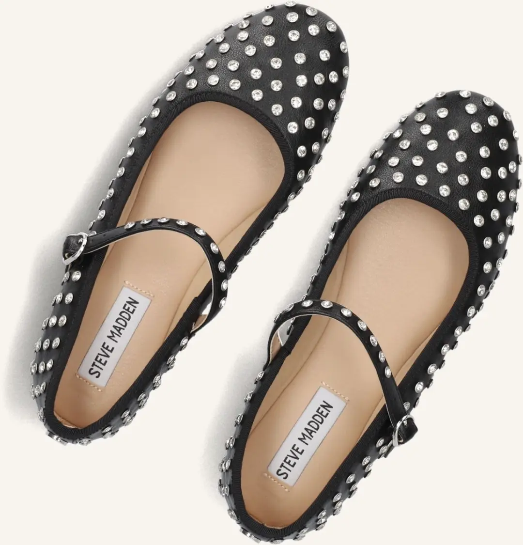 Steve Madden Vinetta-r Ballerina's - Zwart - Maat 41 - afbeelding 3 van 6