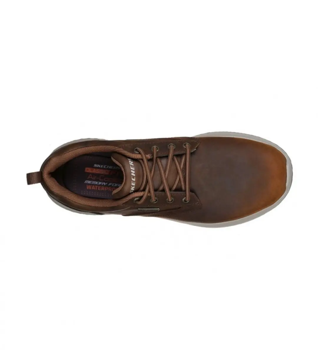 Skechers Delson Antigo Veterschoenen - 44 - Bruin - afbeelding 4 van 6